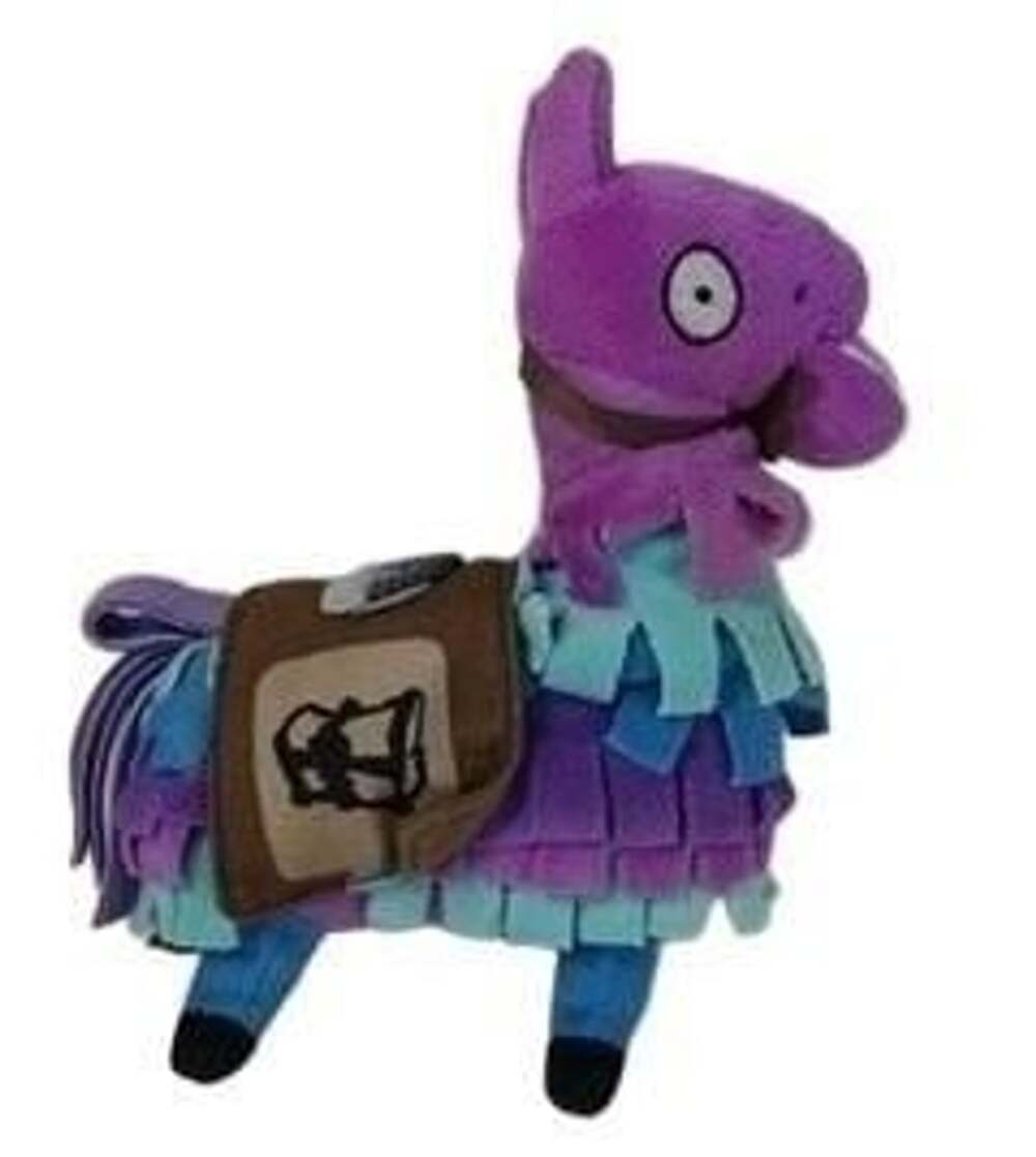 Fortnite Loot Llama Plush 8" Video Game Stuffed Toy Figure Purple Pink Preowned